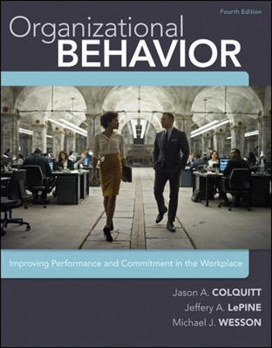 Book Cover Organizational Behavior: Improving Performance and Commitment in the Workplace