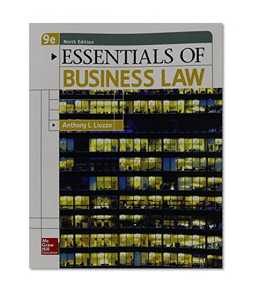 Book Cover Essentials of Business Law