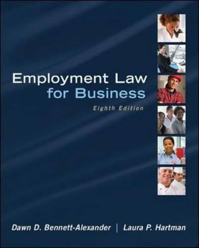 Book Cover Employment Law for Business
