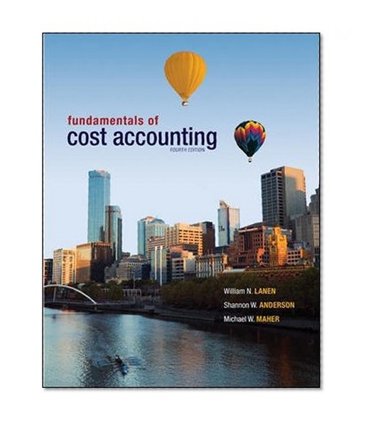 Book Cover Fundamentals of Cost Accounting, 4th Edition