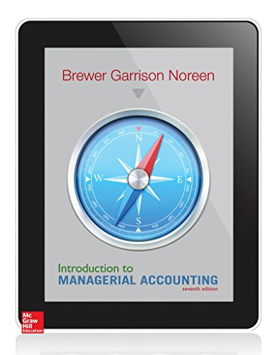 Book Cover Introduction to Managerial Accounting