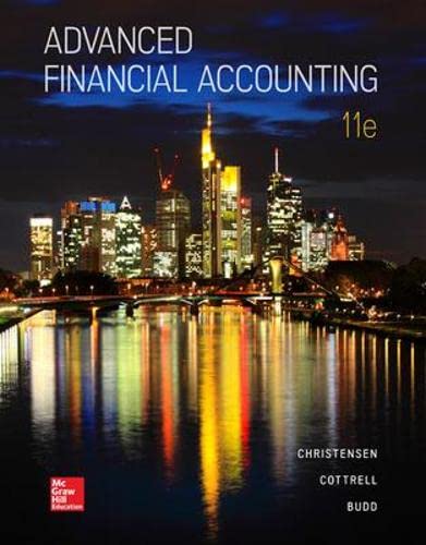 Book Cover Advanced Financial Accounting