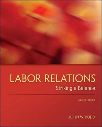 Book Cover Labor Relations: Striking a Balance