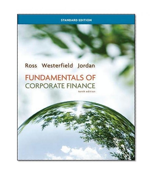 Book Cover Fundamentals of Corporate Finance Standard Edition (McGraw-Hill/Irwin Series in Finance, Insurance, and Real Estate)