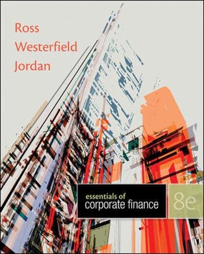 Book Cover Essentials of Corporate Finance, 8th Edition - standalone book