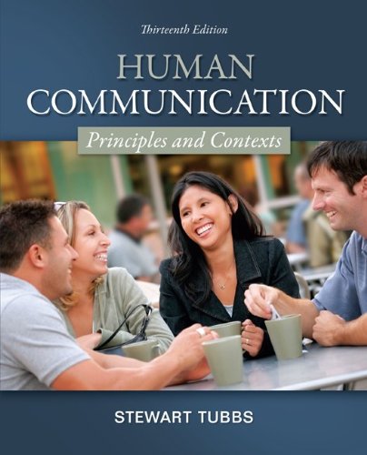 Book Cover Human Communication: Principles and Contexts