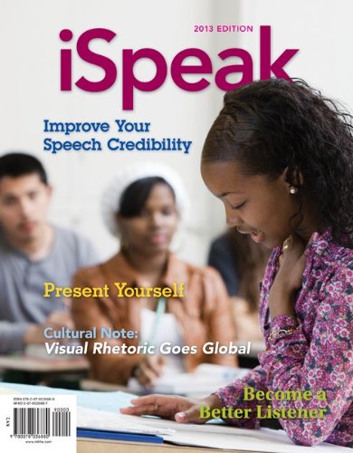 Book Cover iSpeak: Public Speaking for Contemporary Life