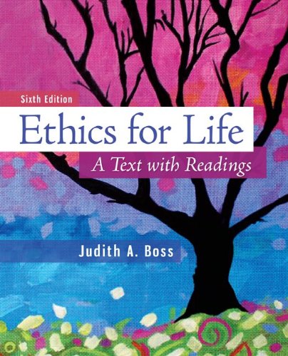 Book Cover Ethics For Life: A Text with Readings