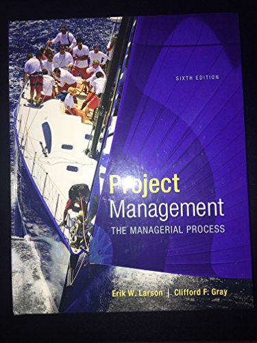 Book Cover Project Management: The Managerial Process (McGraw-Hill Series Operations and Decision Sciences)