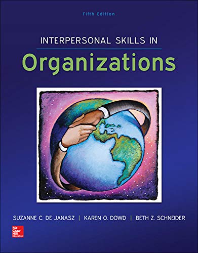 Book Cover Interpersonal Skills in Organizations