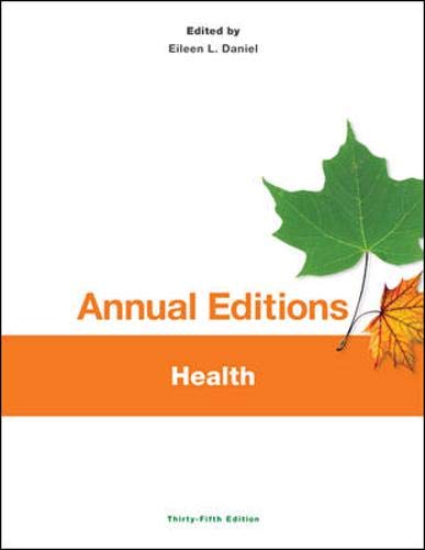 Annual Editions: Health, 35/e