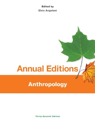Annual Editions: Anthropology, 37/e