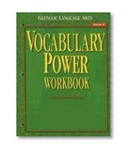 Book Cover Glencoe Language Arts Vocabulary Power Workbook Grade 8