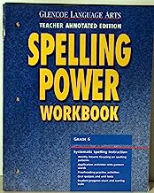 Book Cover Glencoe Language Arts Spelling Power Workbook, Grade 6, Teacher Annotated Edition