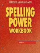 Book Cover Glencoe Language Arts Spelling Power Workbook Grade 7