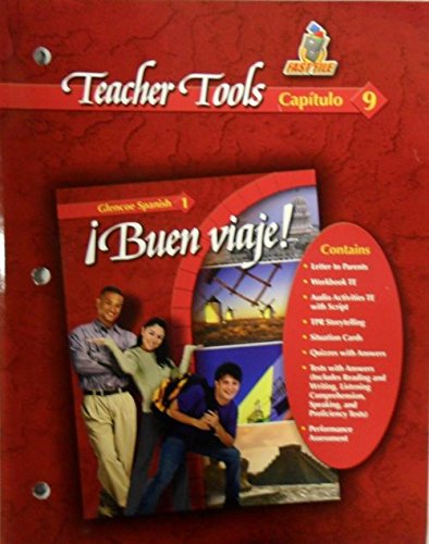 Buen Viaje Teacher Tools Fast File Capitulo 9 Glencoe Spanish 1