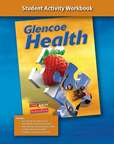 Book Cover Glencoe Health, Student Activity Workbook