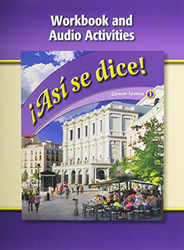 Book Cover Asi se dice Level 1 Workbook and Audio Activities: