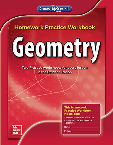 Book Cover Geometry, Homework Practice Workbook (MERRILL GEOMETRY)