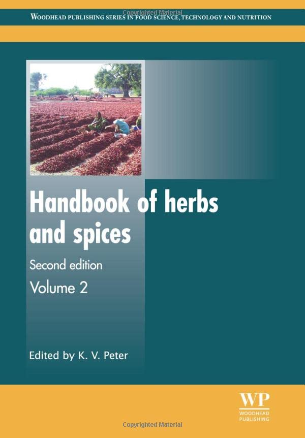 Book Cover Handbook of Herbs and Spices (Woodhead Publishing Series in Food Science, Technology and Nutrition)