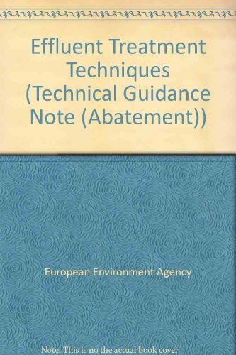 Effluent Treatment Techniques (Technical Guidance Note (Abatement))