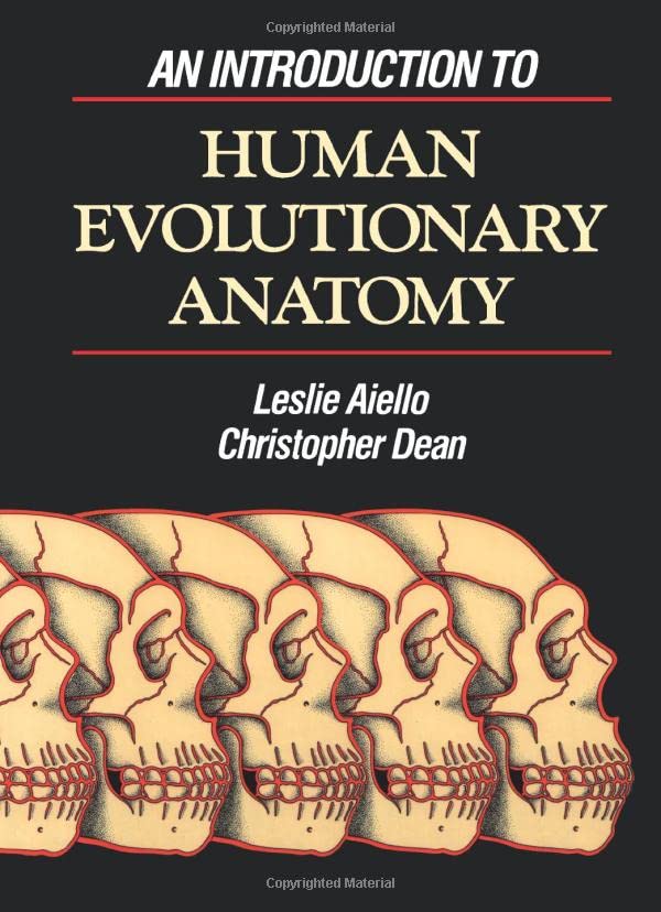 Book Cover An Introduction to Human Evolutionary Anatomy