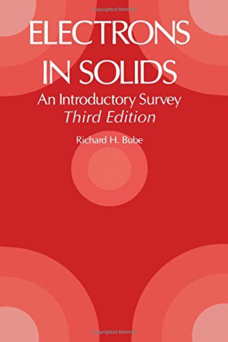 Book Cover Electrons in Solids: An Introductory Survey