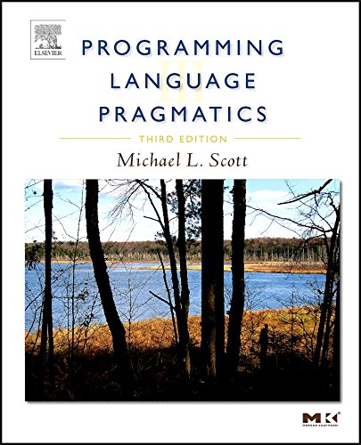 Book Cover Programming Language Pragmatics