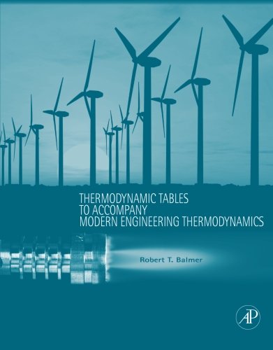 Book Cover Thermodynamic Tables to Accompany Modern Engineering Thermodynamics