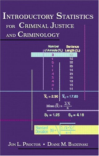 Book Cover Introductory Statistics for Criminal Justice and Criminology