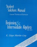 Beginning & Intermediate Algebra, Second Edition (Student Solutions Manual)