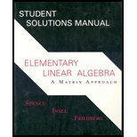 Elementary Linear Algebra: Matrix Approach Student Solutions Manual