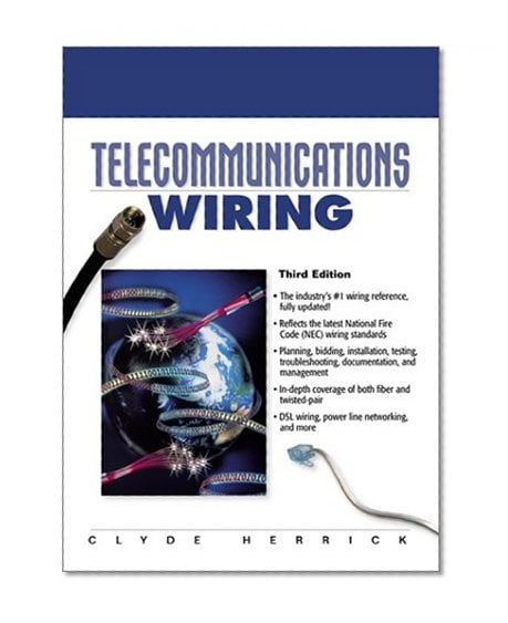 Book Cover Telecommunications Wiring (3rd Edition)