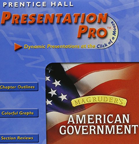 MAGRUDER'S AMERICAN GOVERNMENT PRESENTATION PRO CD-ROM 2001C