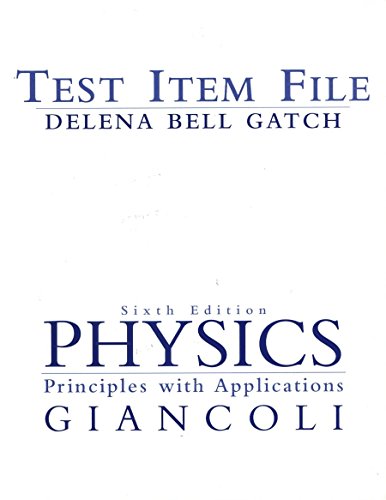 Book Cover Physics: Principles with Applications Test Item File