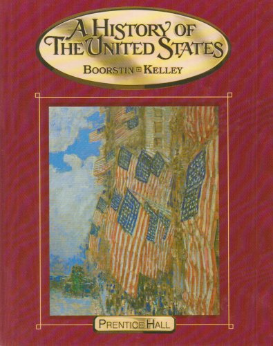 Book Cover A History of the United States Student Edition 2002c Seventh Edition