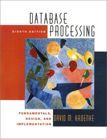 Book Cover Database Processing: Fundamentals, Design and Implementation (8th Edition)