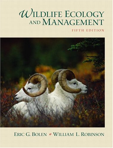 Book Cover Wildlife Ecology and Management