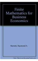 Book Cover Finite Mathematics for Business Economics