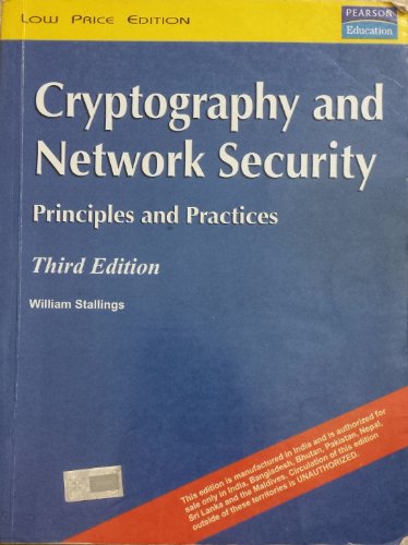 Cryptography and Network Security: Principles and Practice (3rd Edition)