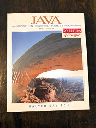 Java: An Introduction to Computer Science and Programming (Programming Languages)