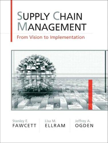 Book Cover Supply Chain Management: From Vision to Implementation