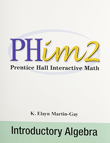 Prentice Hall Interactive Math 2: Introductory Algebra, Second Edition