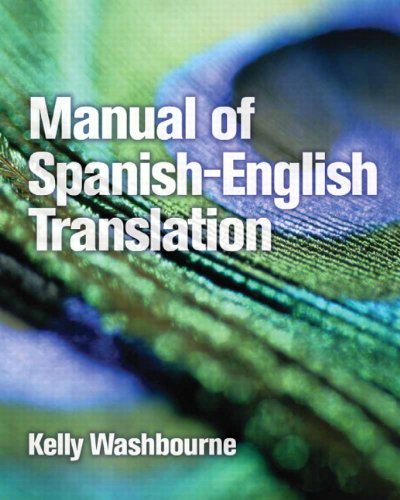 Book Cover Manual of Spanish-English Translation