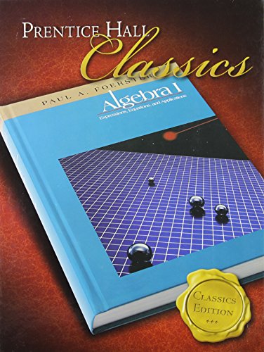 Book Cover Foerster Algebra 1, Classics Edition