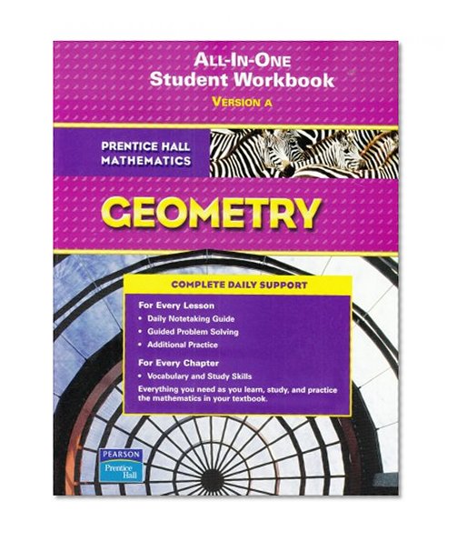 Book Cover All-in-one Student Workbook : Version A (Prentice Hall Mathematics, Geometry)