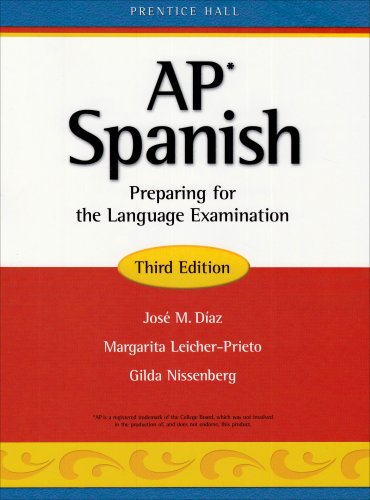 Book Cover AP Spanish: Preparing for the Language Examination, 3rd Edition, Student Edition