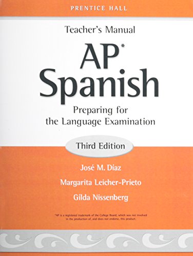 Book Cover AP SPANISH-TEACHER'S MANUAL