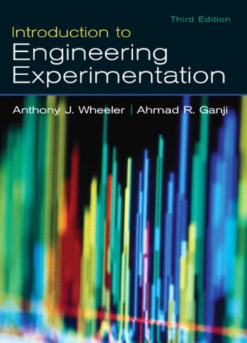 Book Cover Introduction to Engineering Experimentation