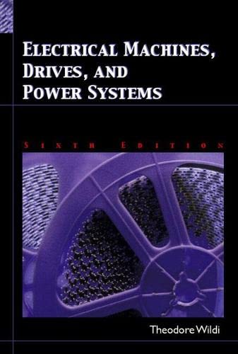 Book Cover Electrical Machines, Drives and Power Systems